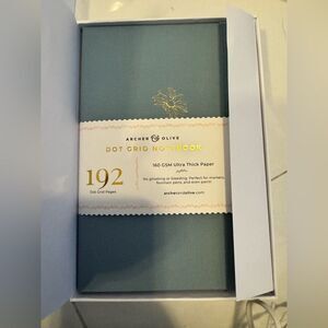 Archer & Olive Dot Grid Notebook in Blue#21